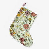 Blume Wasserfarbene Bienen Elegante Moderne Kleiner Weihnachtsstrumpf (Vorderansicht (hängend))