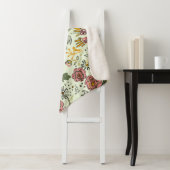 Blume Wasserfarbene Bienen Elegante Moderne Sherpadecke (Beispiel)