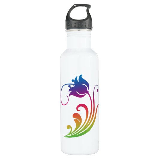Blume Wasserflasche Edelstahlflasche (Vorderseite)
