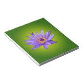 Blume Wasserlilie Wasserbecken Lila Wasser Blüte Notizblock (angewinkelt)