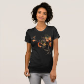Blume Watercolor Art Deco T-Shirt (Vorne ganz)
