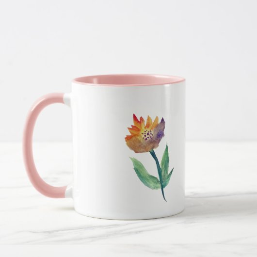 Blume Watercolor Ringer Combo Tasse (Links)