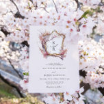 Blume Watercolor Sakura Cherry Einladung Hochzeit<br><div class="desc">Unsere Kollektion "Watercolor Sakura Cherry Floral Wedding" bietet elegante Aquarellkirschblüten mit Blumenbildern und moderner Typografie für eine perfekte Frühjahrshochzeit. Karo in unserem Shop für weitere Artikel aus dieser Sammlung und zögern Sie nicht,  uns per E-Mail oder Chat zu kontaktieren,  wenn Sie besondere Wünsche haben.</div>