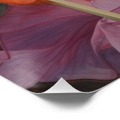 Blume Watercolor Wipsy Datura Elegante Moderne Poster (Ecke)