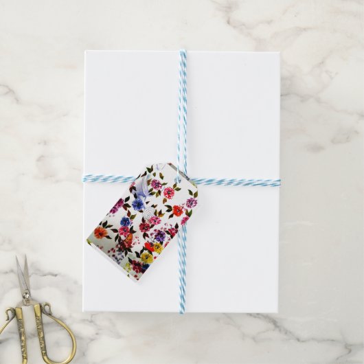 BLUME WATERING CAN GESCHENKANHÄNGER (Mit Garn)