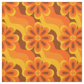 Blume & Waves-Muster der 1960er Jahre Stoff (Muster)