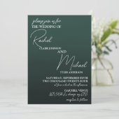 Blume Wedding Einladung (Stehend Vorderseite)