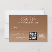 Blume Wedding RSVP Card Karte (Vorderseite)