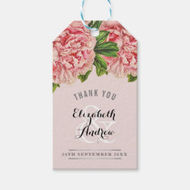 Blume WEDING Geschenkanhänger