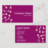 Blume - Wein 990066 Visitenkarte (Vorne/Hinten)