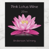 Blume Weinetikett (Einzelnes Label)