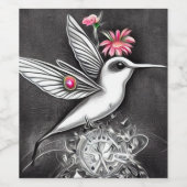 Blume Weinetikett (Einzelnes Label)