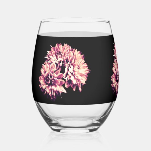 Blume Weinglas Ohne Stiel (Vorderseite)