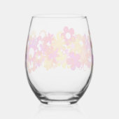 Blume Weinglas Ohne Stiel (Rückseite)