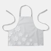 Blume-weiß Schürze (Vorderseite)