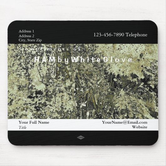 Blume Werbeaktion Foto Mousepad (Vorne)