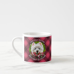 Blume Westie und Pink Espressotasse