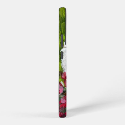 Blume Westie und Pink Samsung Galaxy Hülle (Rechte Seite)