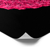 Blume Wheels Wedding oder Verlobung Banner V3 Poster (Ecke)