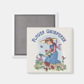Blume Whisperer Magnet (Vorderseite/Rückseite)