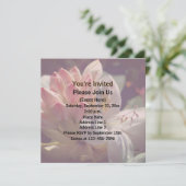 Blume White Azalea Einladung (Stehend Vorderseite)