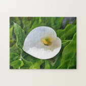 Blume White Calla Lily Puzzle (Horizontal)