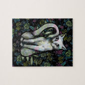 Blume White cat Blume Puzzle (Horizontal)