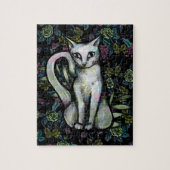 Blume White cat Blume Puzzle (Vertikal)