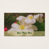 Blume White Clematis Art (Vorderseite)