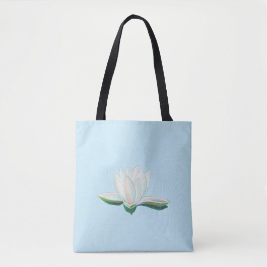 Blume White Lotus Tasche (Vorderseite)