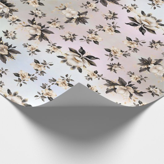 Blume White Magnolia Geschenkpapier (Ecke)