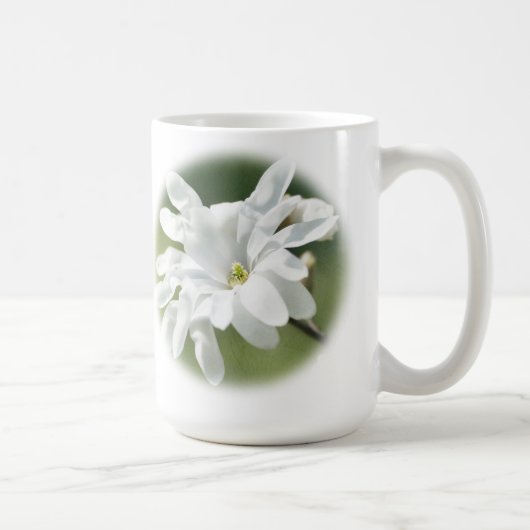 Blume White Magnolia Kaffeetasse (Rechts)