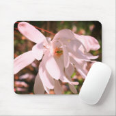 Blume White Magnolia Mousepad (Mit Mouse)