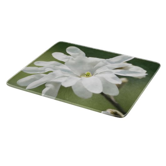 Blume White Magnolia Schneidebrett (Ecke)
