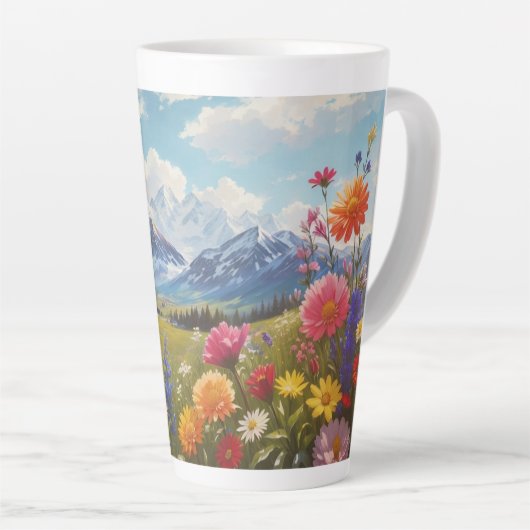 Blume Wiese Milchtasse (Rechte Ecke)