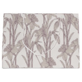 Blume, Wiese mit Frühlingstrasse. Große Geschenktüte (Vorderseite)