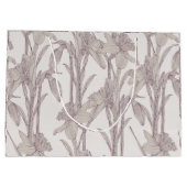 Blume, Wiese mit Frühlingstrasse. Große Geschenktüte (Rückseite)