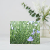 Blume-Wiese-Postkarte Postkarte (Stehend Vorderseite)