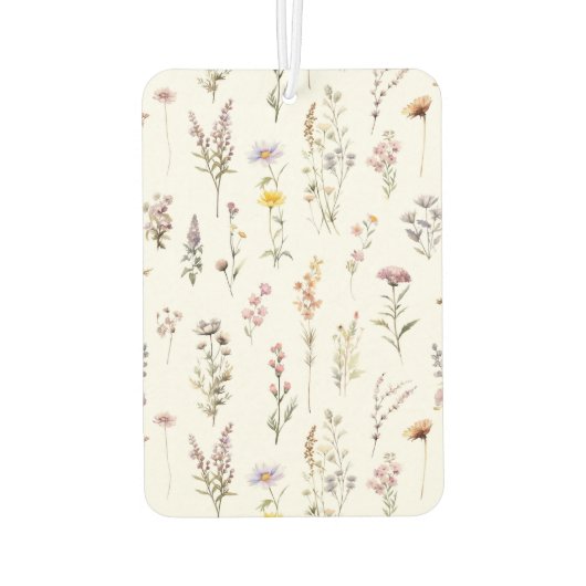 Blume, Wildblumen, Blume im Garten Autolufterfrischer (Rückseite)