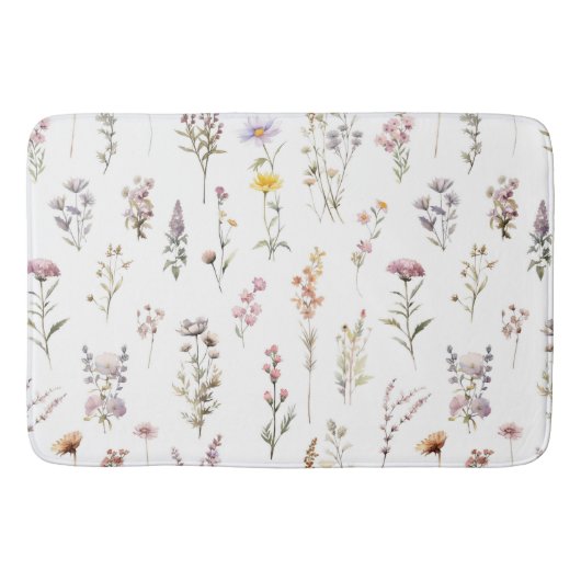 Blume, Wildblumen, Blume im Garten Badematte (Vorderseite)