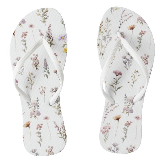 Blume, Wildblumen, Blume im Garten Badesandalen (Fußbett)