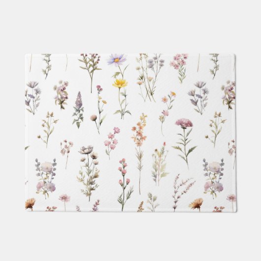 Blume, Wildblumen, Blume im Garten Fußmatte