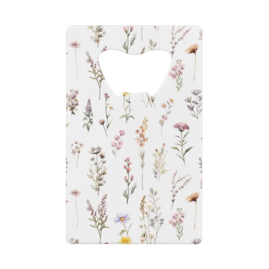 Blume, Wildblumen, Blume im Garten Geldbeutel Flaschenöffner (Vorderseite)