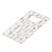 Blume, Wildblumen, Blume im Garten Geldbeutel Flaschenöffner (Vorderseite Schrägansicht)