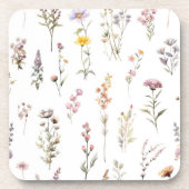 Blume, Wildblumen, Blume im Garten Getränkeuntersetzer (Vorderseite)