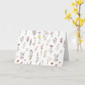 Blume, Wildblumen, Blume im Garten Karte (Gelbe Blume)