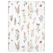 Blume, Wildblumen, Blume im Garten Klemmbrett (Rückseite)