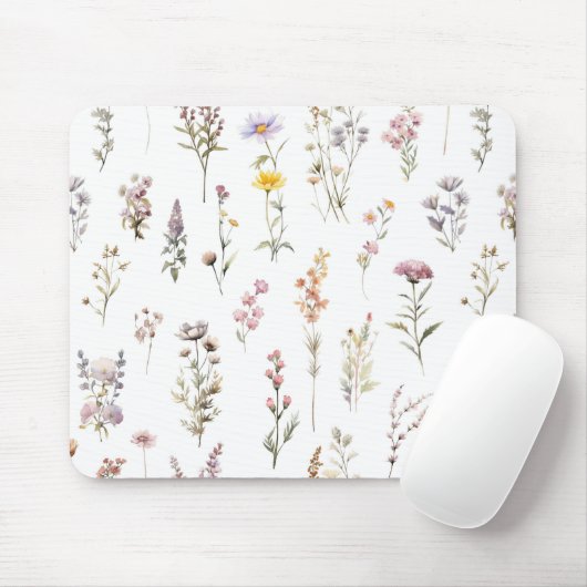 Blume, Wildblumen, Blume im Garten Mousepad (Mit Mouse)