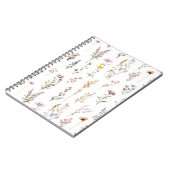 Blume, Wildblumen, Blume im Garten Notizblock (Linke Seite)