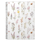 Blume, Wildblumen, Blume im Garten Notizblock (Vorderseite)